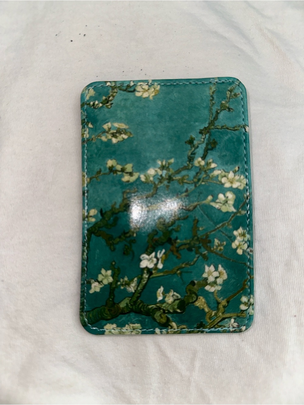 Amazon Teal Floral Wallet Phone Case